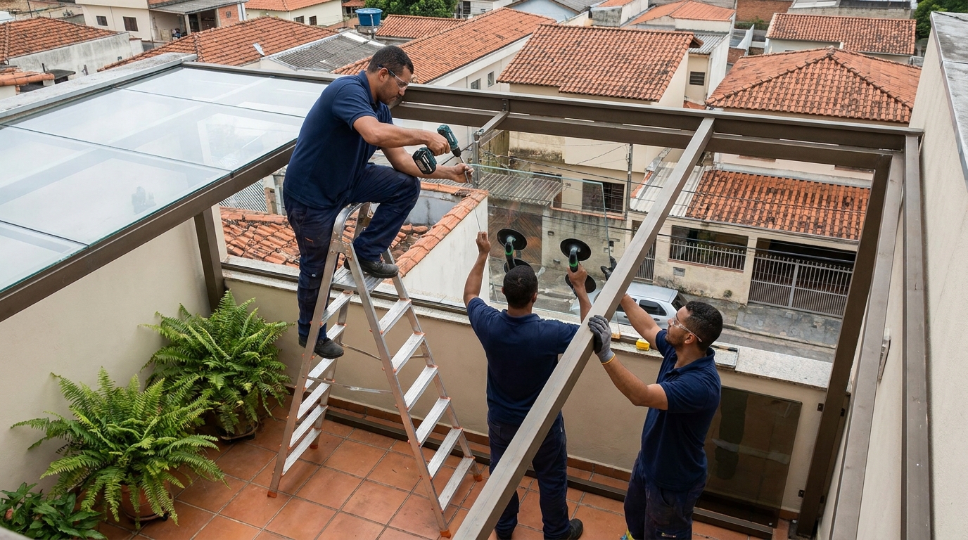 Cobertura de Vidro em Natal‑RN
